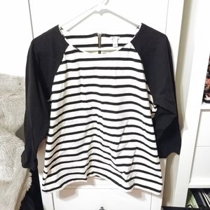 J Crew Thick Cotton Striped Shirt